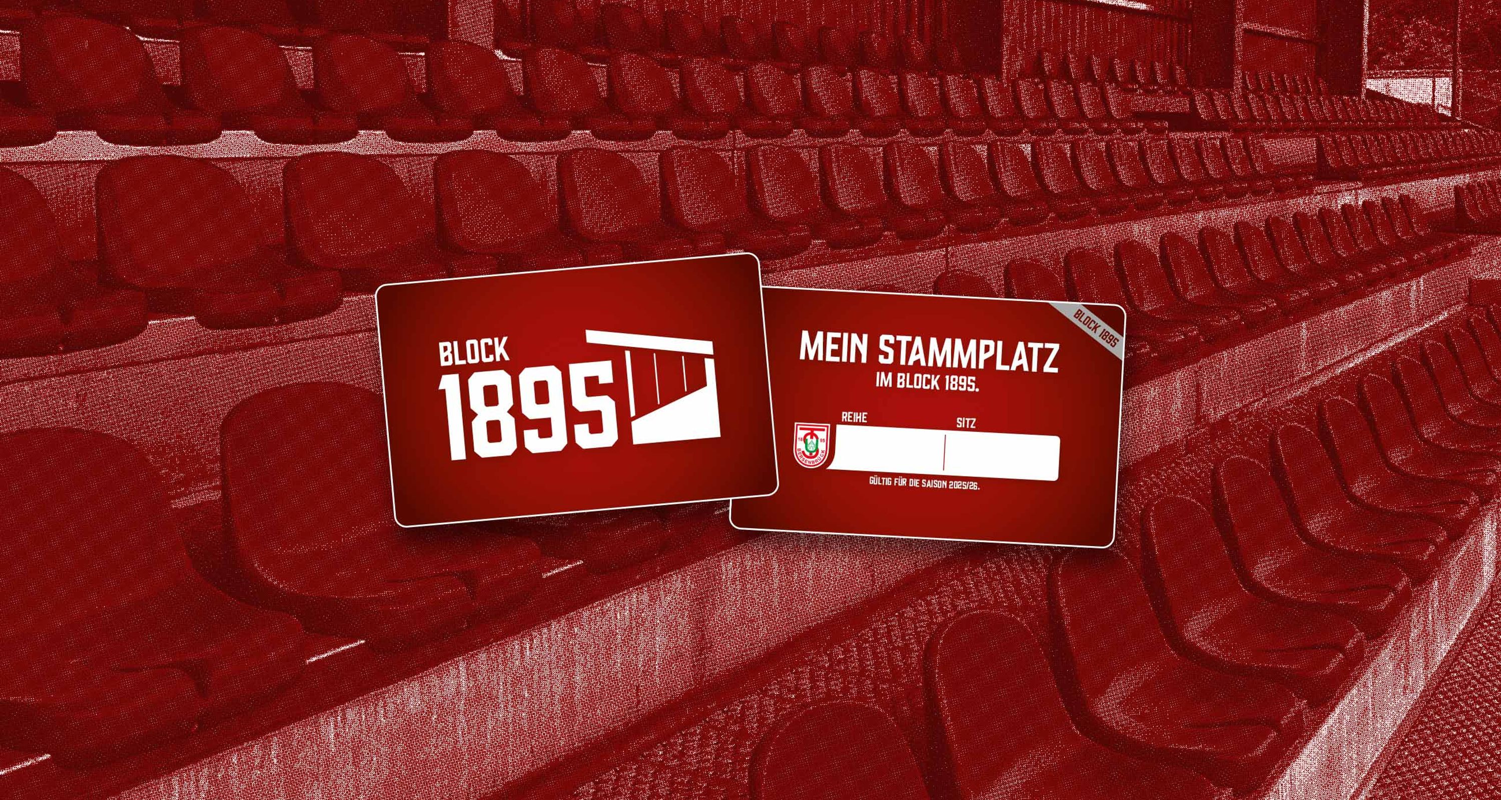 Dein Tribünen-Stammplatz: Die BLOCK1895-Dauerkarte