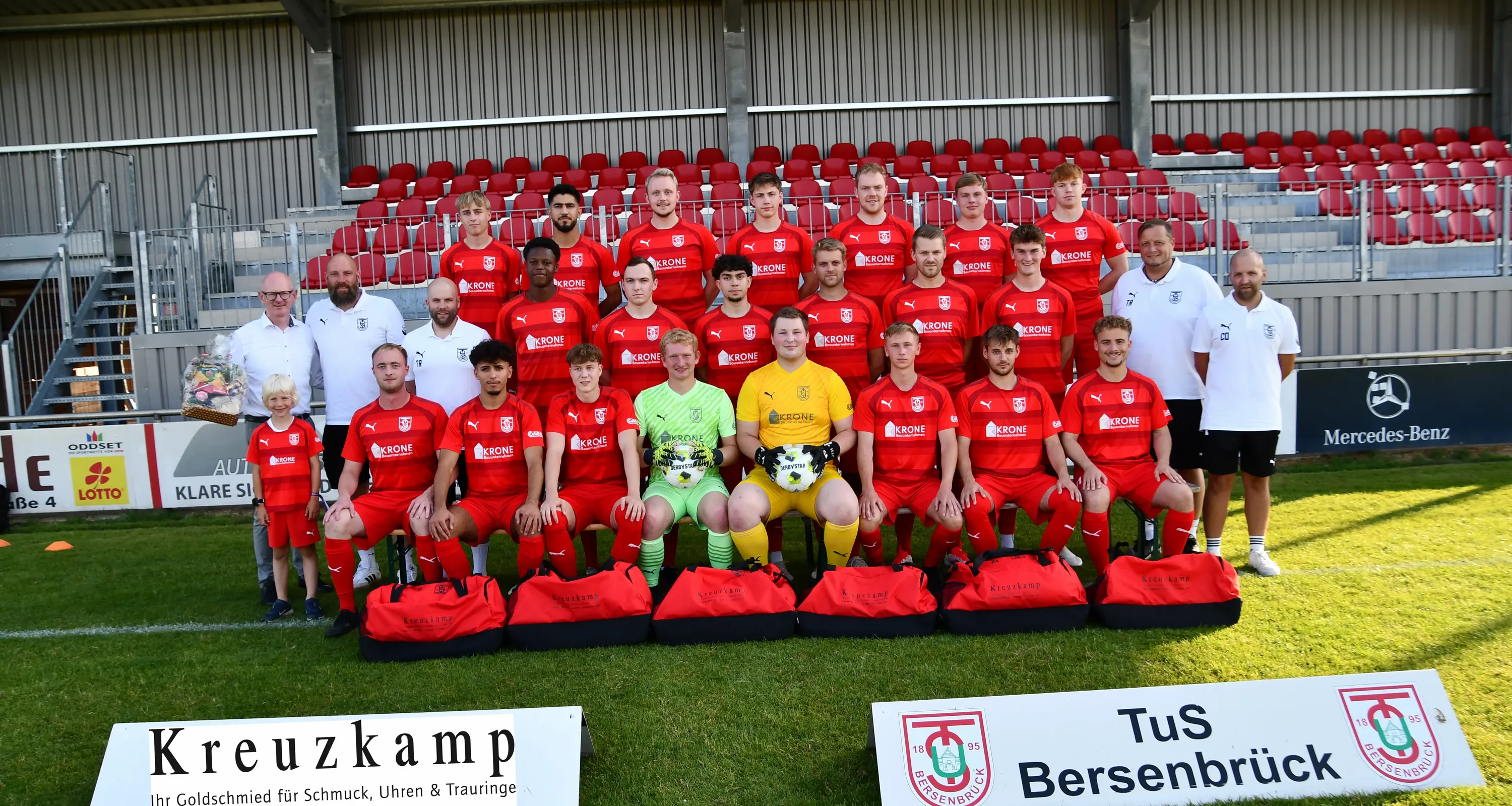 Neue Trainingstaschen für die U23