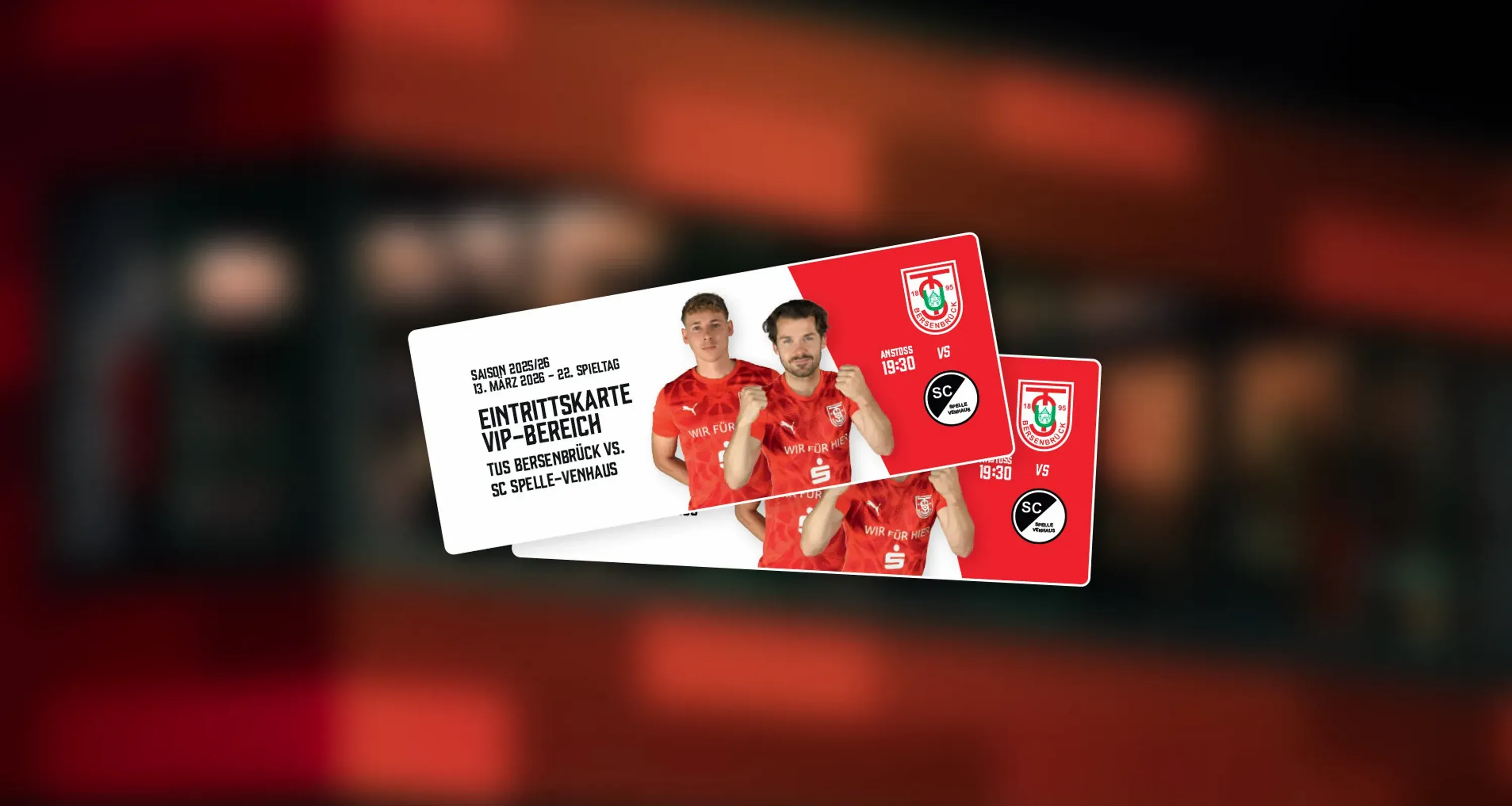 Derby unter Flutlicht: VIP-Tickets gegen Spelle verfügbar