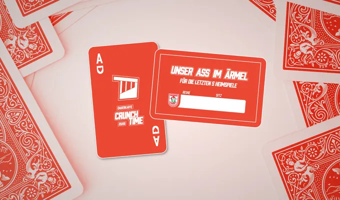 Festen Sitzplatz mit Crunchtime-Dauerkarte sichern