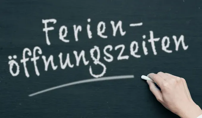 Geschäftsstelle Öffnungszeit in den Ferien