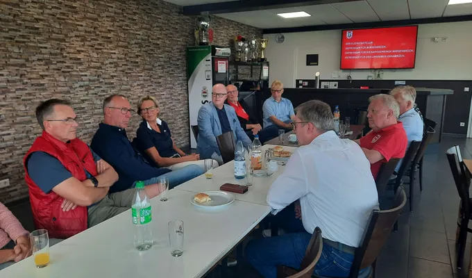 TuS Verantwortliche diskutierten Sporthallen-Probleme 