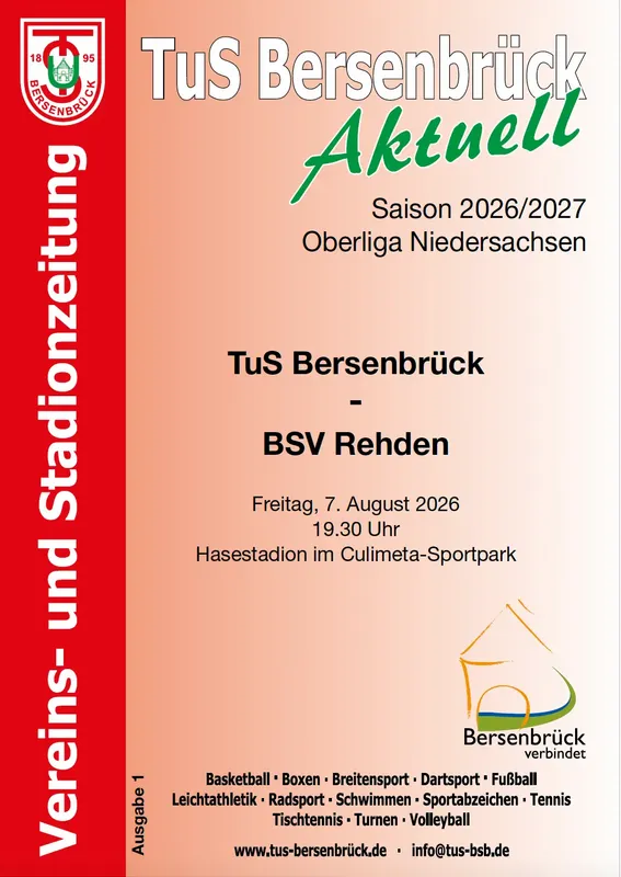 Saison 2026/2027 Ausgabe 1
