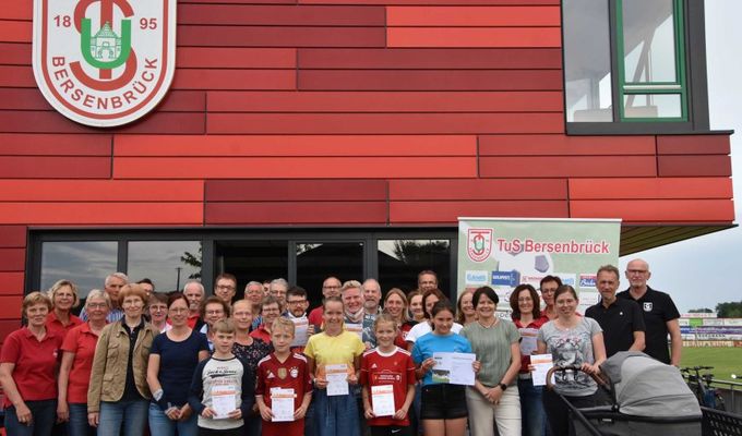 Übergabe der Sportabzeichen Urkunden 2021