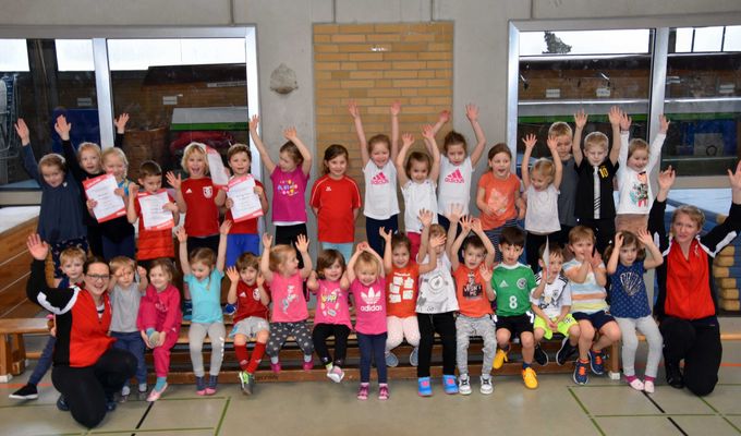 TuS Sportler beim 4. Kreis Kinderturnfest