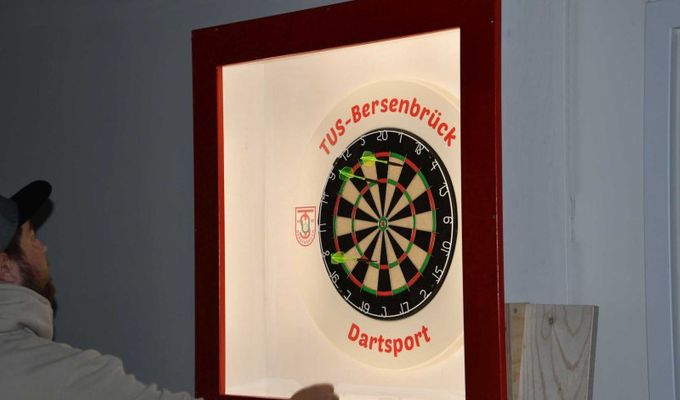 Ungebrochenes großes Interesse beim 1. Dart-Training