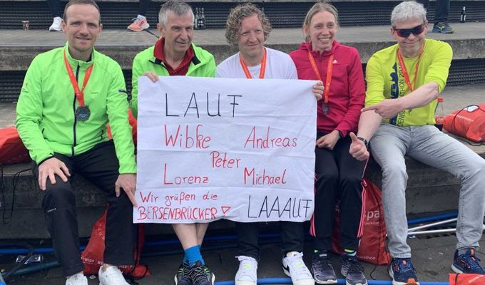 5 Bersenbrücker Marathonis beim 37. Hamburg Marathon